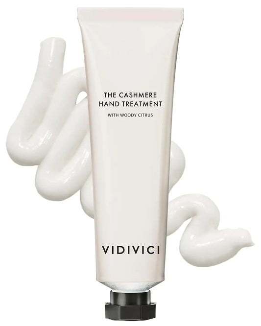 VIDIVICI The Cashmere Hand Treatment Woody Citrus - Hand Cream Enriched with Shea Butter for Deep Hydration - Citrus Bergamot and Woody Scent - Scented Hand Butter for Dry & Cracked Hands 1.69oz.