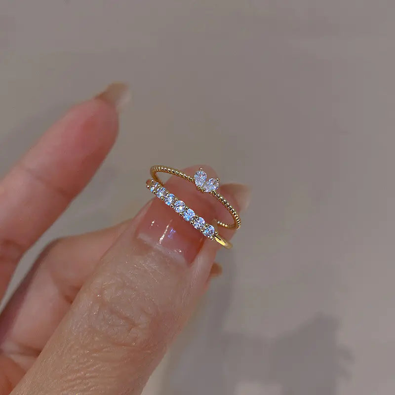 Heart Shaped Love Fashion Finger Ring